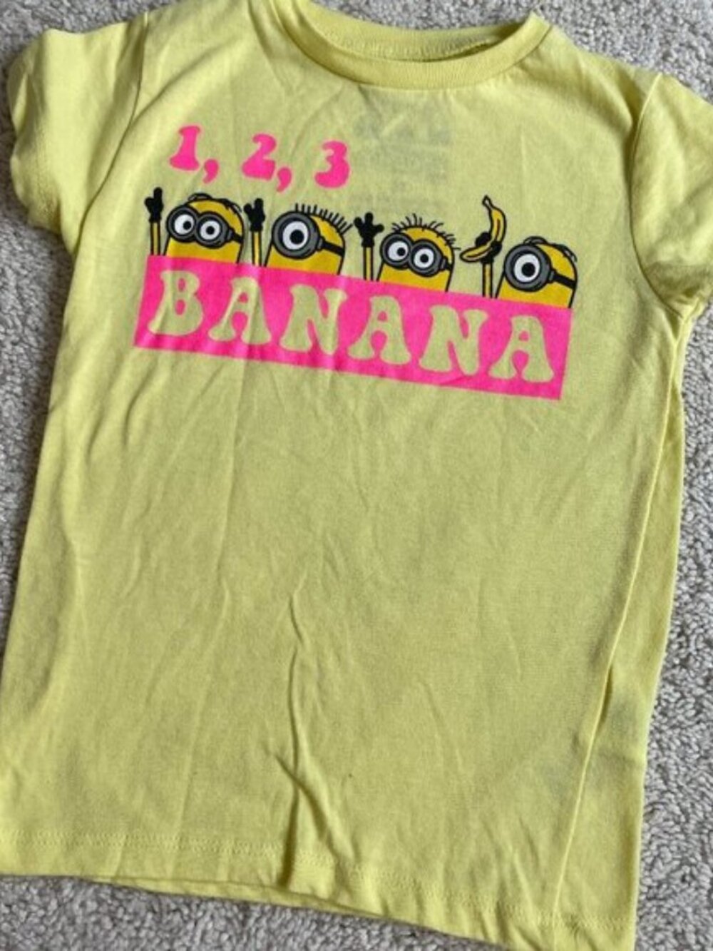 Minions t shirt for toddler